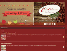 Tablet Screenshot of dulceabril.com